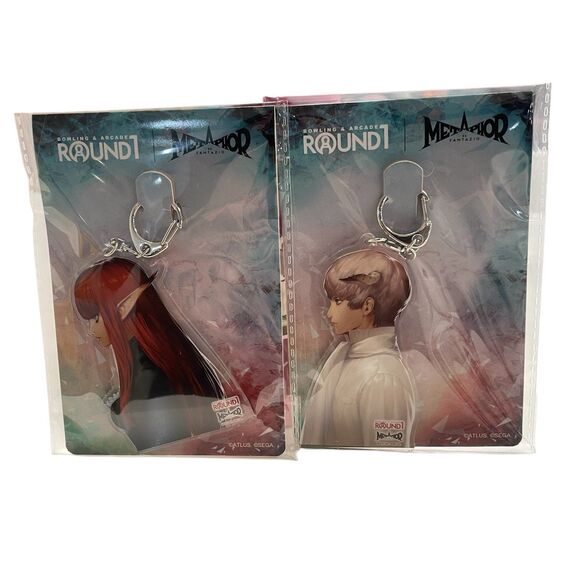 Round 1 Other - NEW x2 Metaphor ReFantazio Acrylic Keychain Hulkenberg Strohl Round 1 Anime Toy